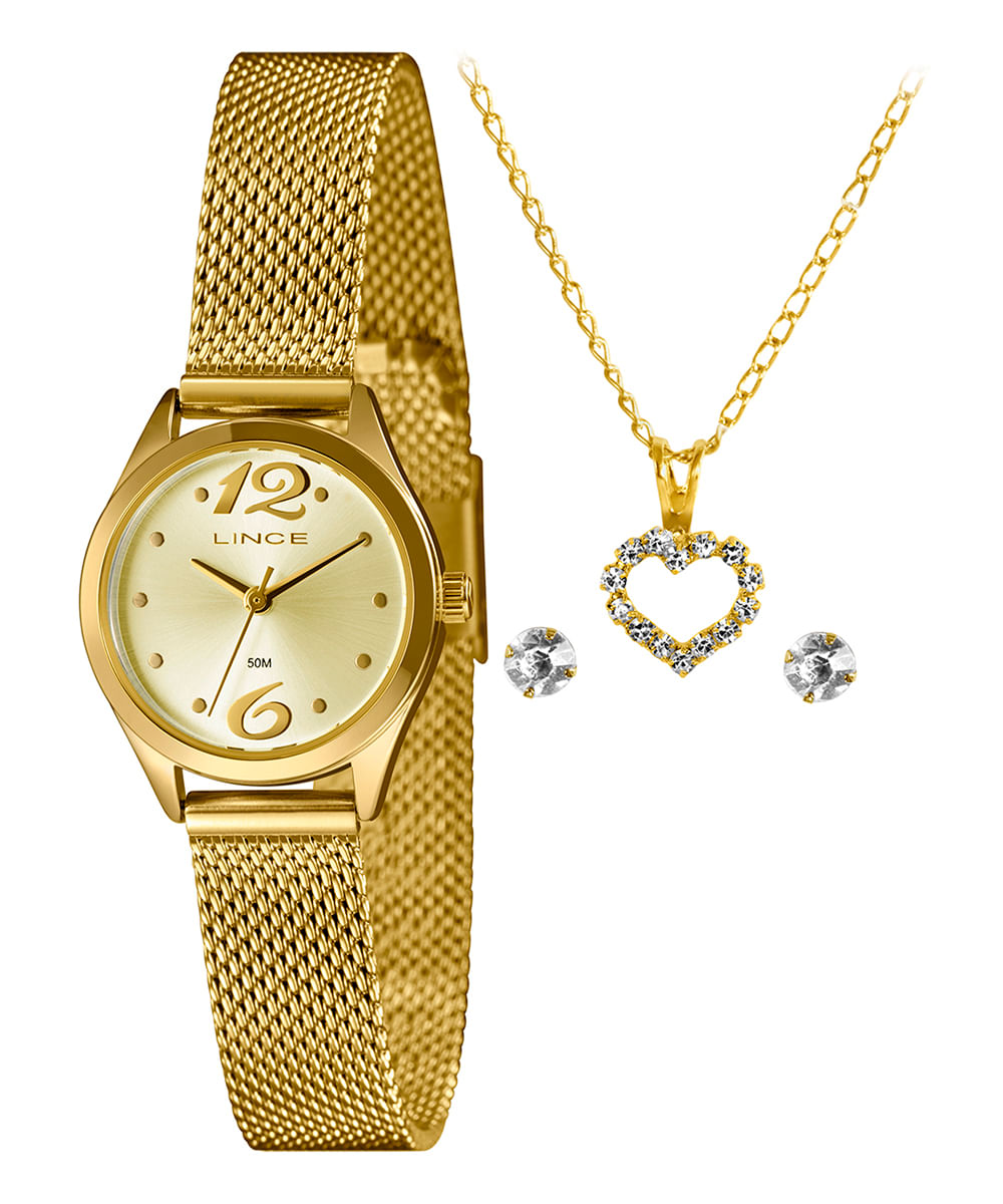 relógio lince analógico lrgh181l25-k04sc2kx dourado