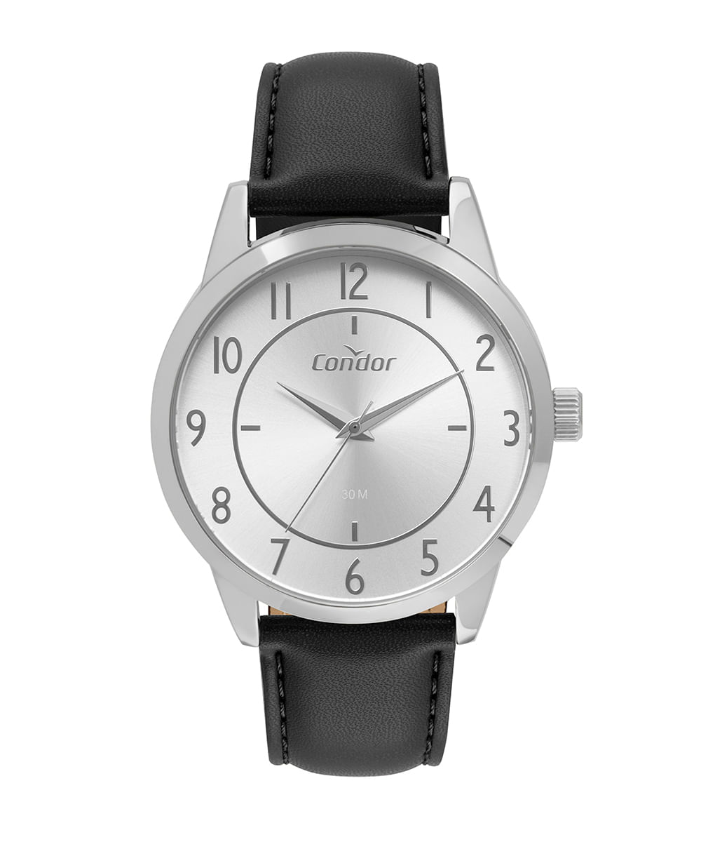 relógio condor analógico co2035nakk2k prateado