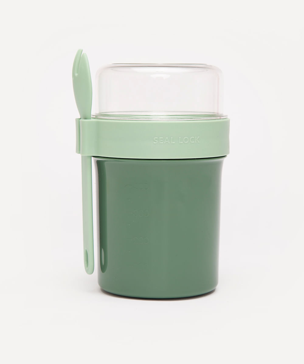 pote com divisórias e grafo verde