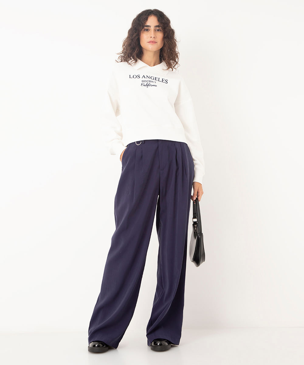 blusão de moletom los angeles off white