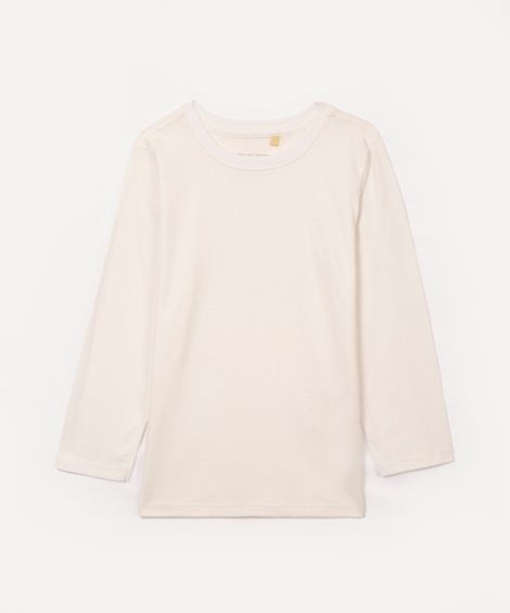 camiseta de algodão infantil branco