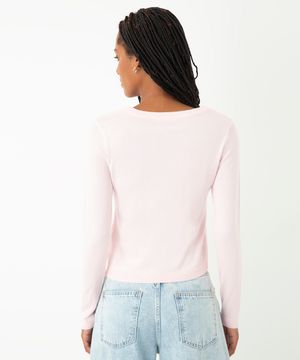 suéter de tricot básico lilás
