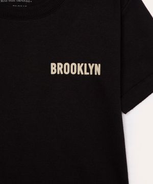 conjunto de moletom infantil brooklyn preto