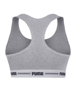 Top Nadador Puma Cotton Feminino Cinza