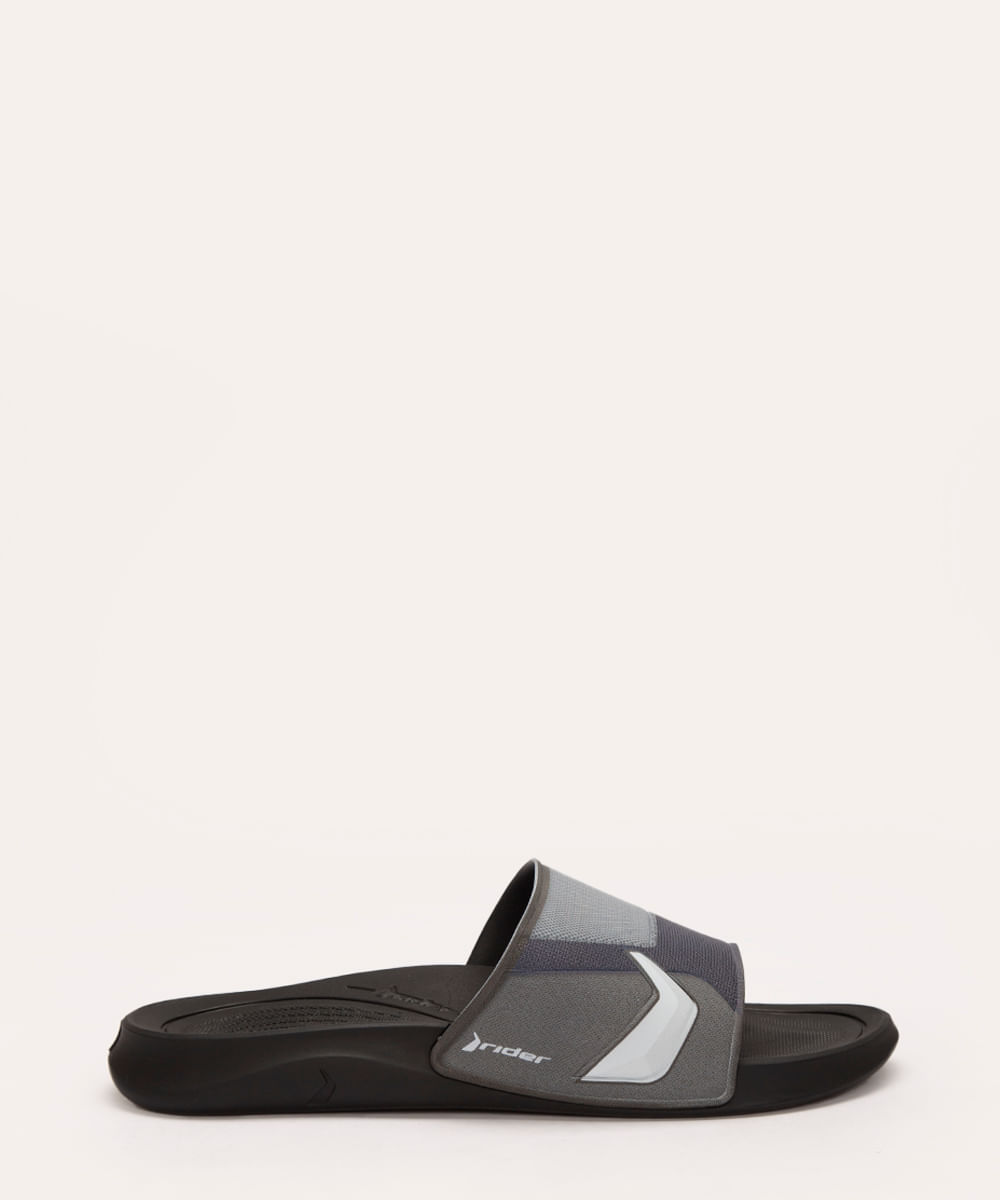 chinelo slide smash rider preto