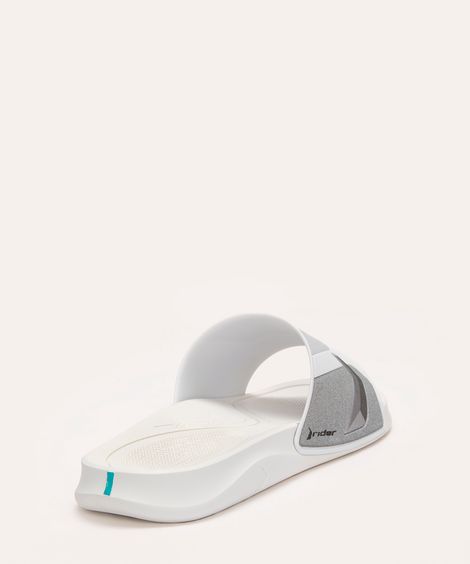 chinelo slide smash rider branco
