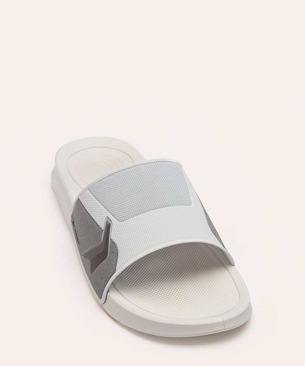 chinelo slide smash rider branco
