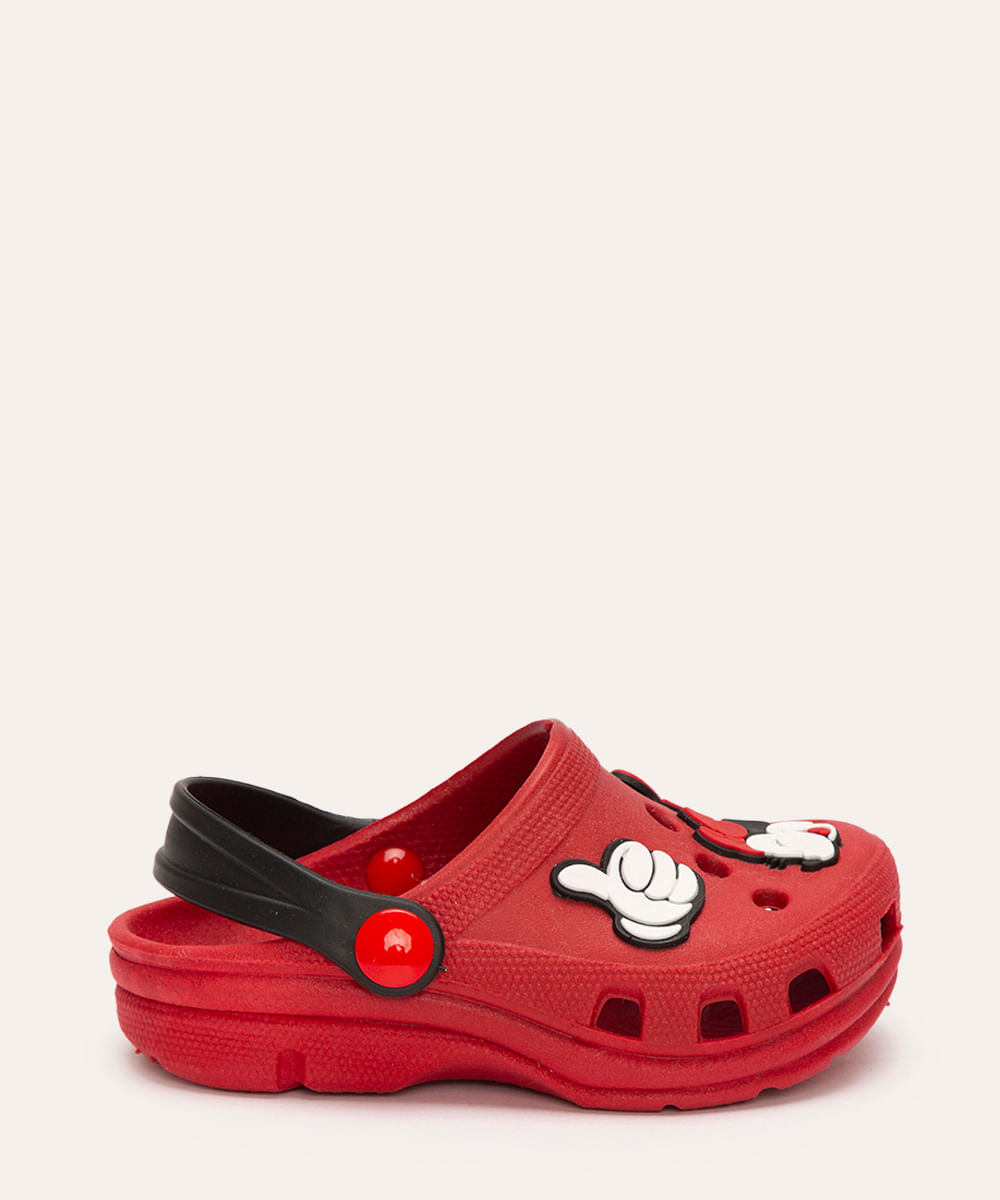 babuche infantil minnie vermelho