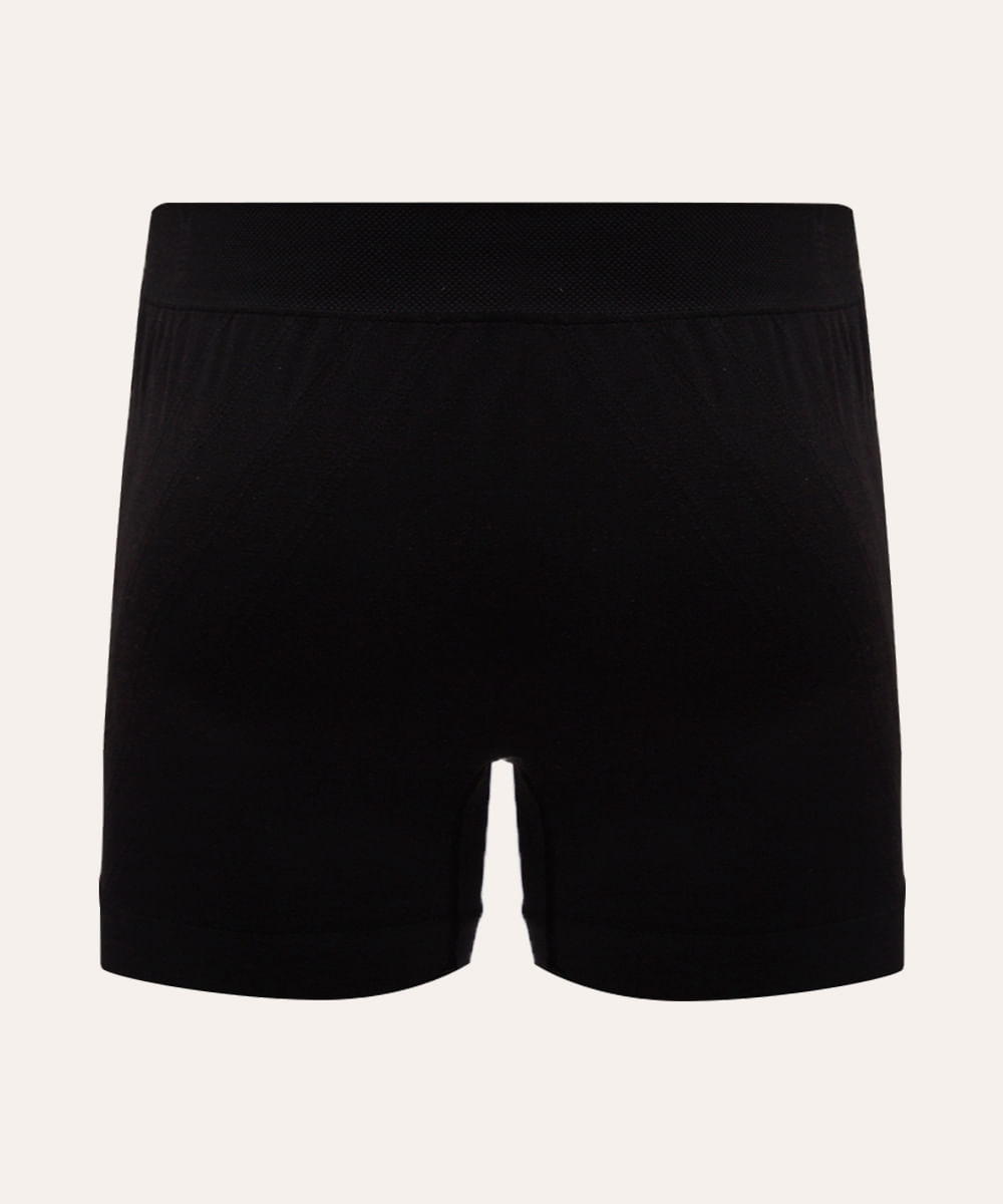 cueca boxer jacquard preta