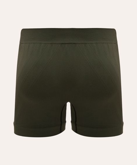 cueca boxer jacquard verde militar