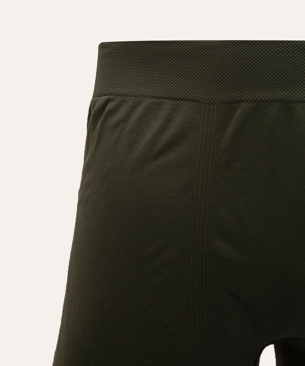 cueca boxer jacquard verde militar