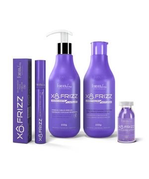 Kit Xô Frizz Completo Forever Liss  550ml