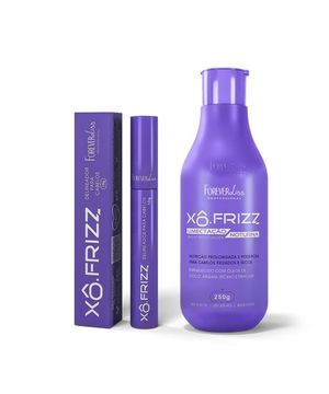 Kit Modelador de Fios e Umectação Noturna Xô Frizz Forever Liss