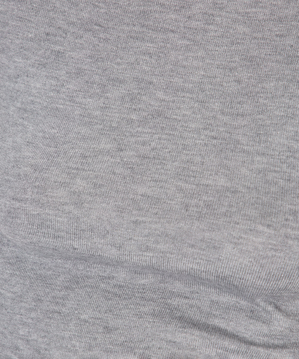 blusa de tricot mindset cinza