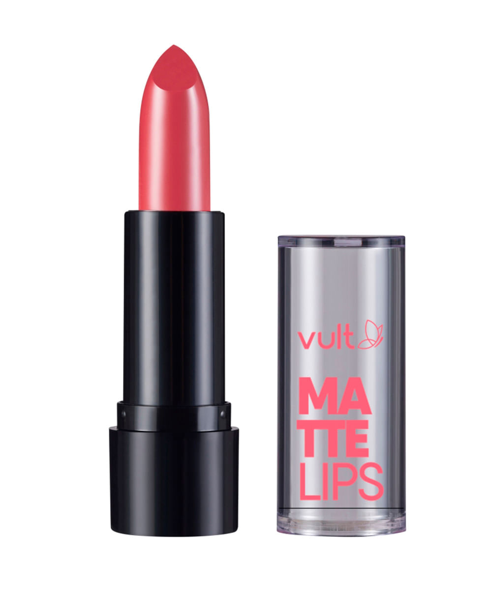 batom mate lips rose vult