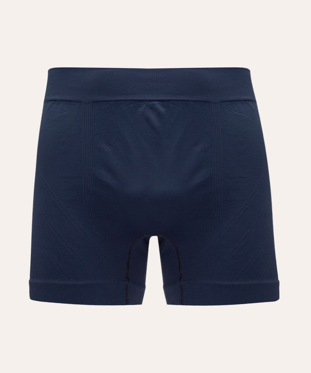 cueca boxer jacquard azul marinho