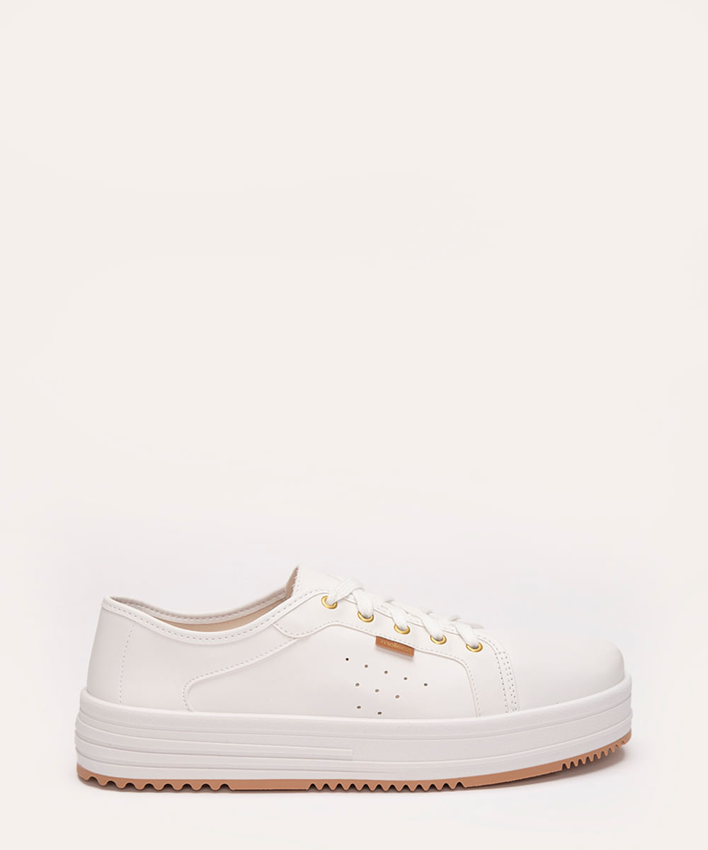 tênis casual moleca branco