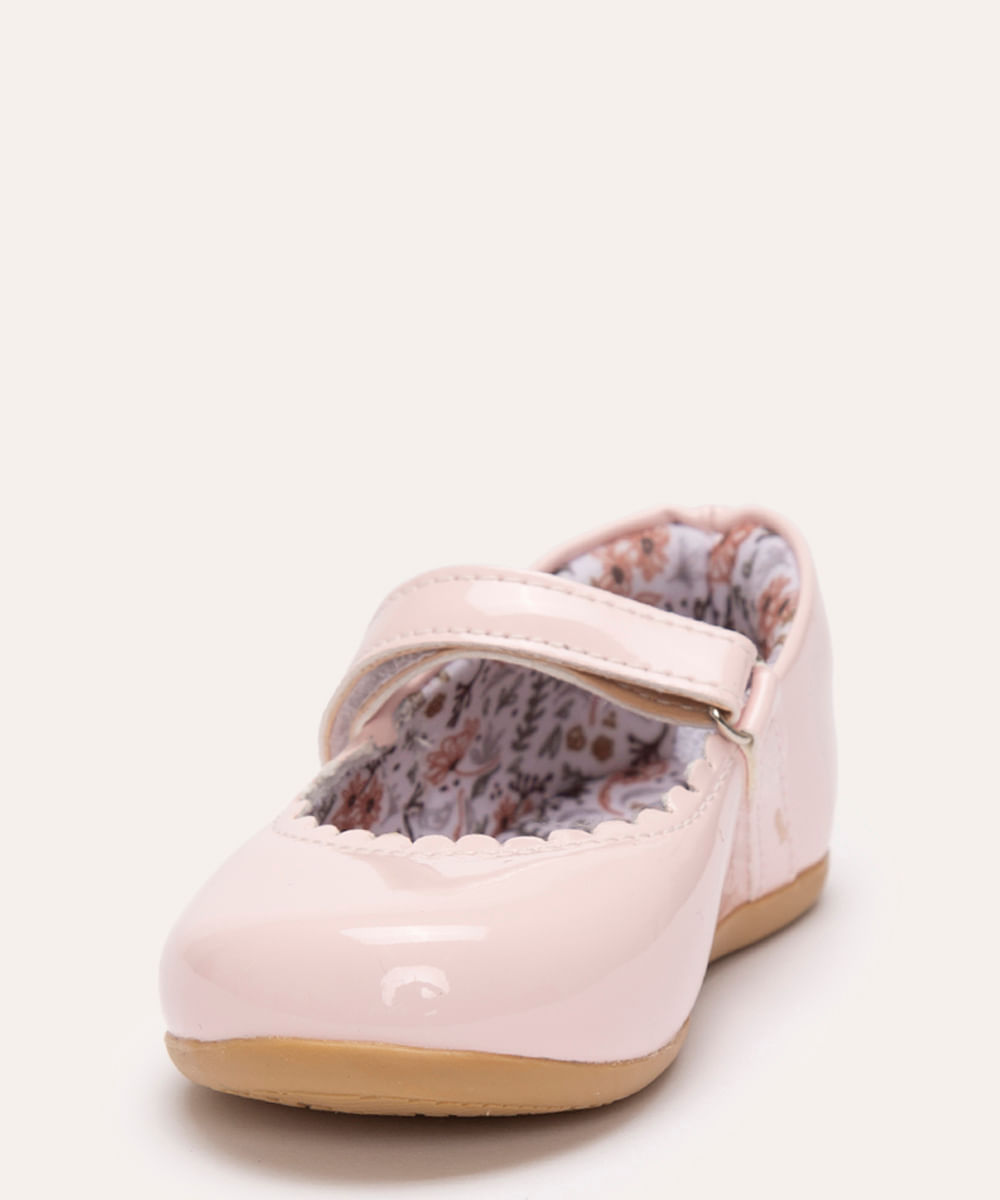 sapatilha infantil boneca baby club rosa