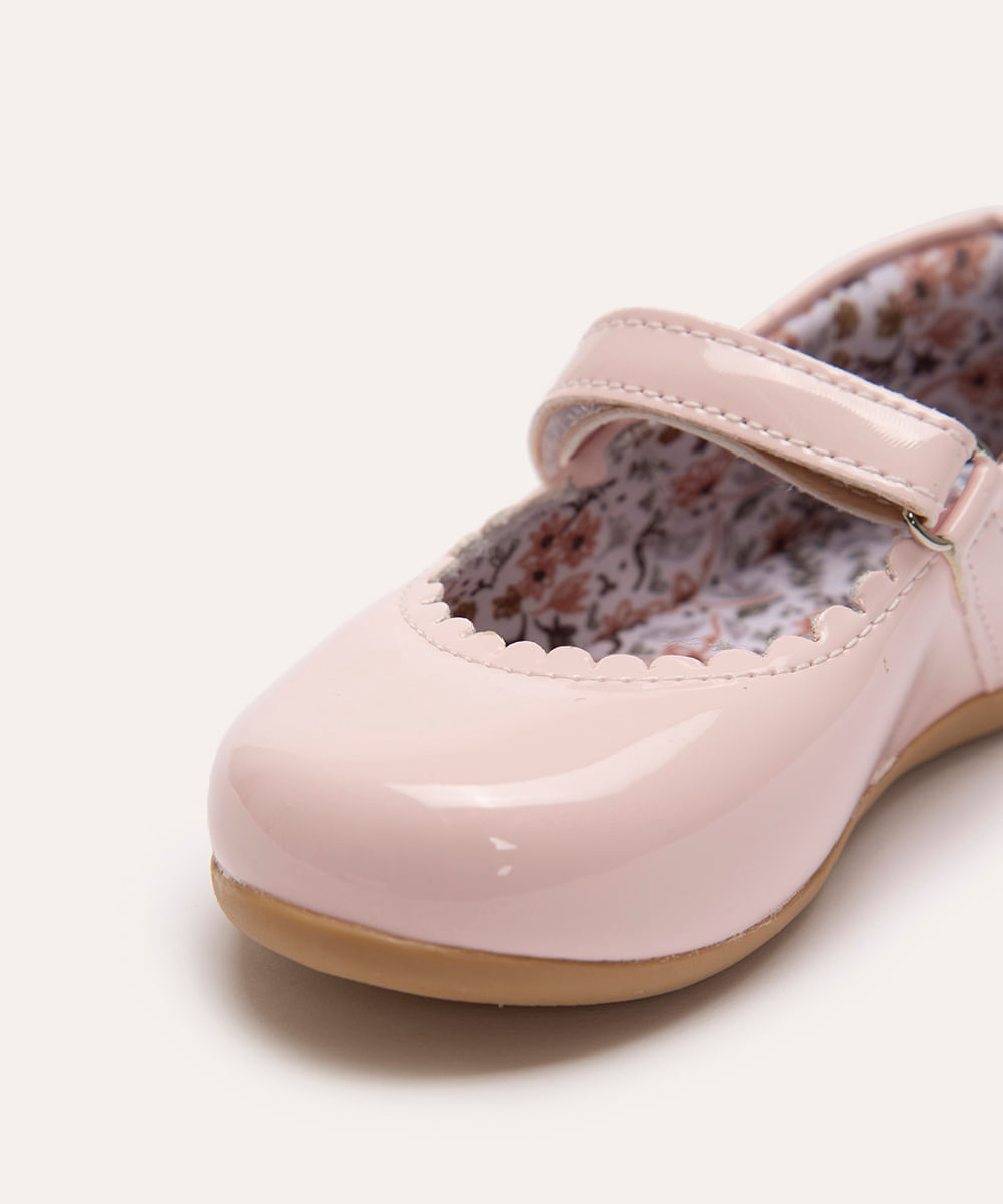 sapatilha infantil boneca baby club rosa