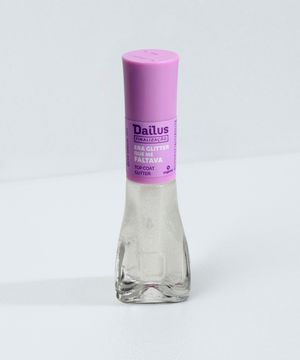 esmalte dailus top coat era glitter que me faltava