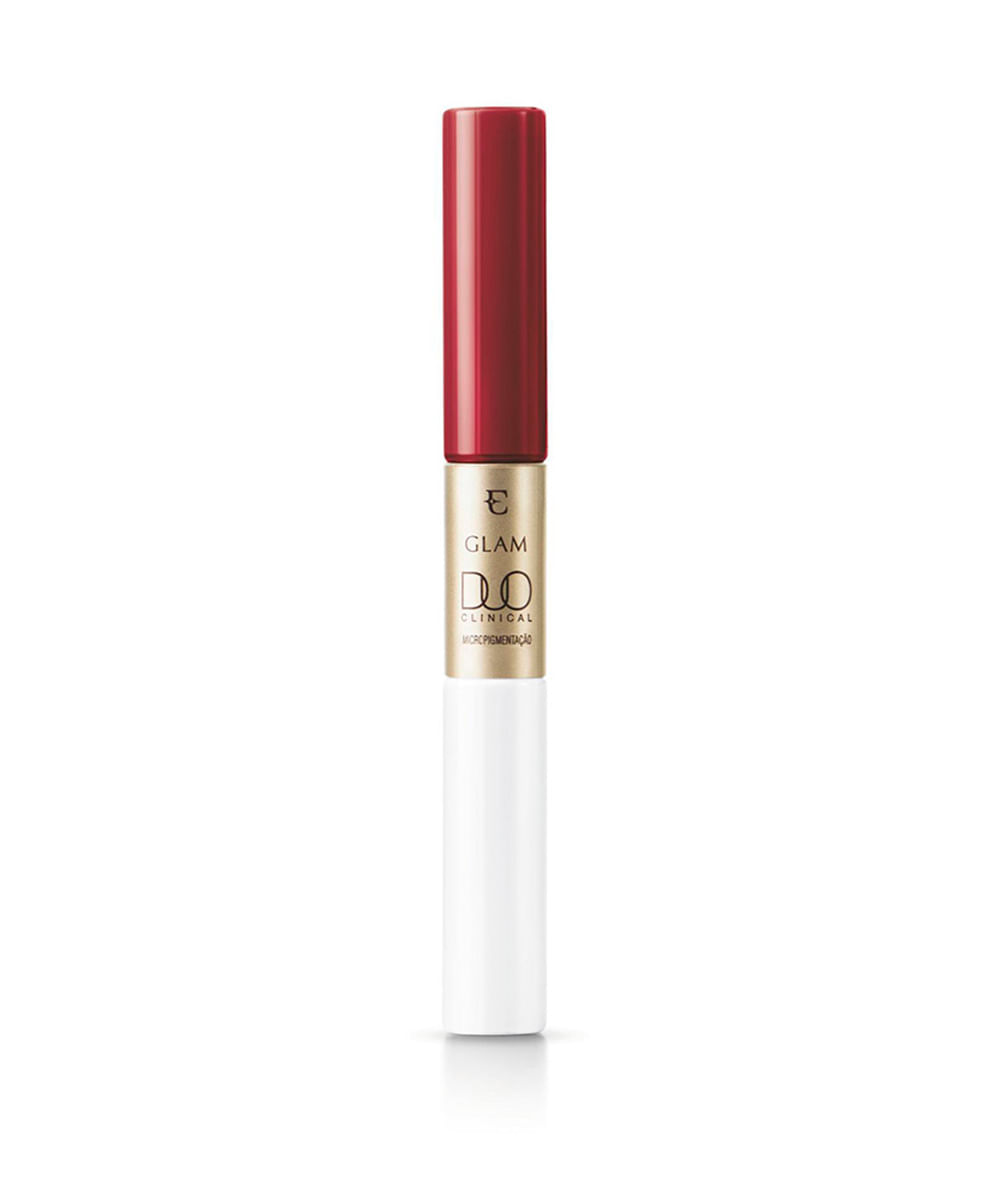 glam batom líquido duo clinical vermelho magnífico