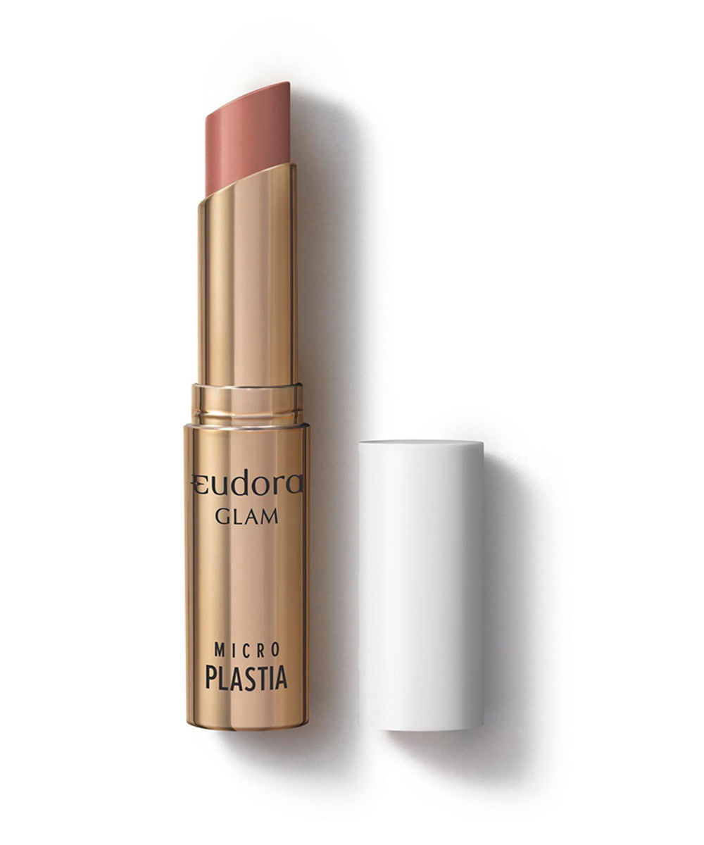 glam batom micro plastia nude rosado