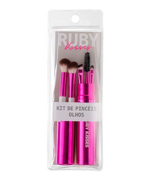 kit de pincéis olhos ruby kisses