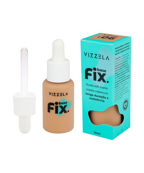 base líquida fix vizzela cor 06 30ml