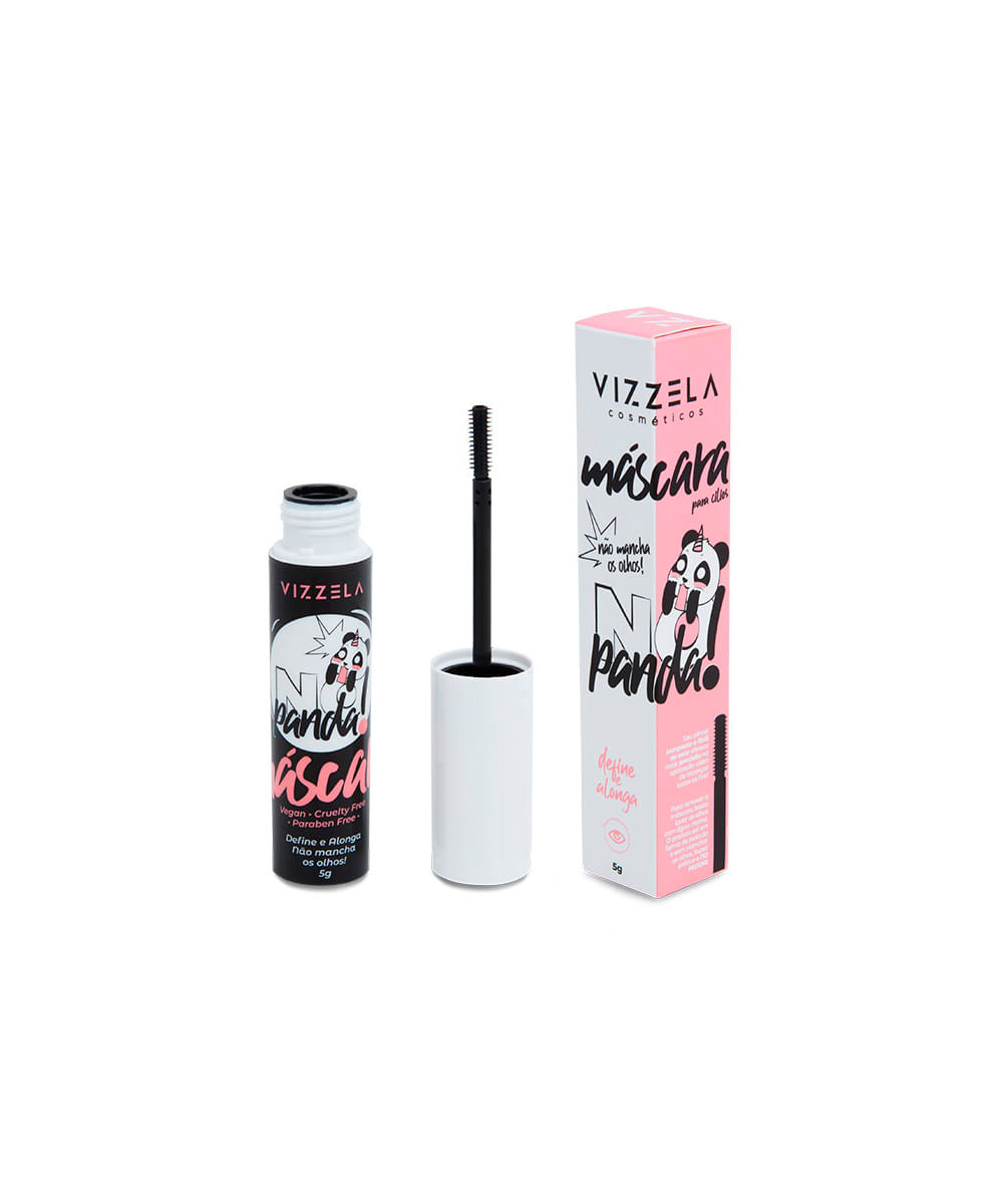 máscara para cílios no panda vizzela preto