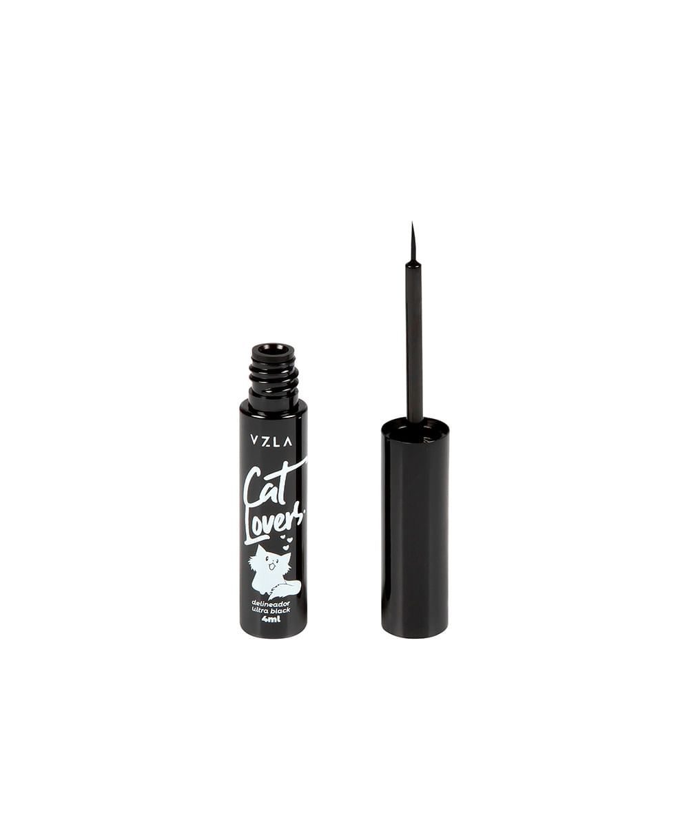 delineador preto cat lovers vizzela