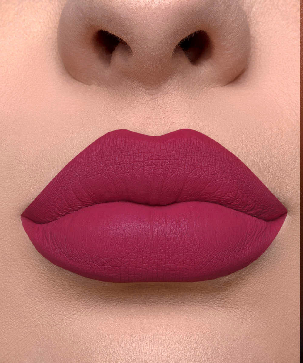 batom líquido matte 12h magenta