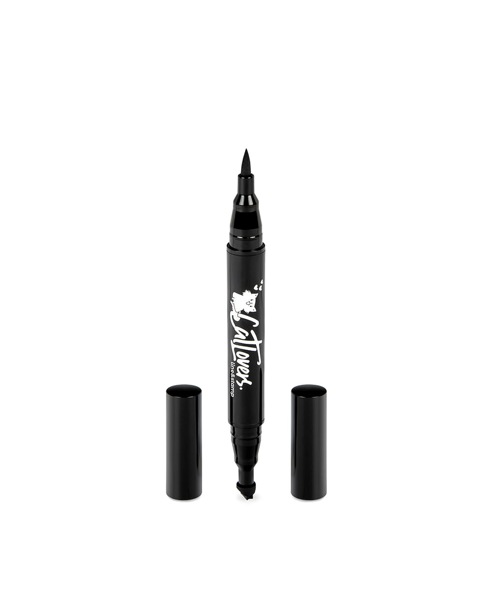 carimbo delineador vizzela line & stamp preto