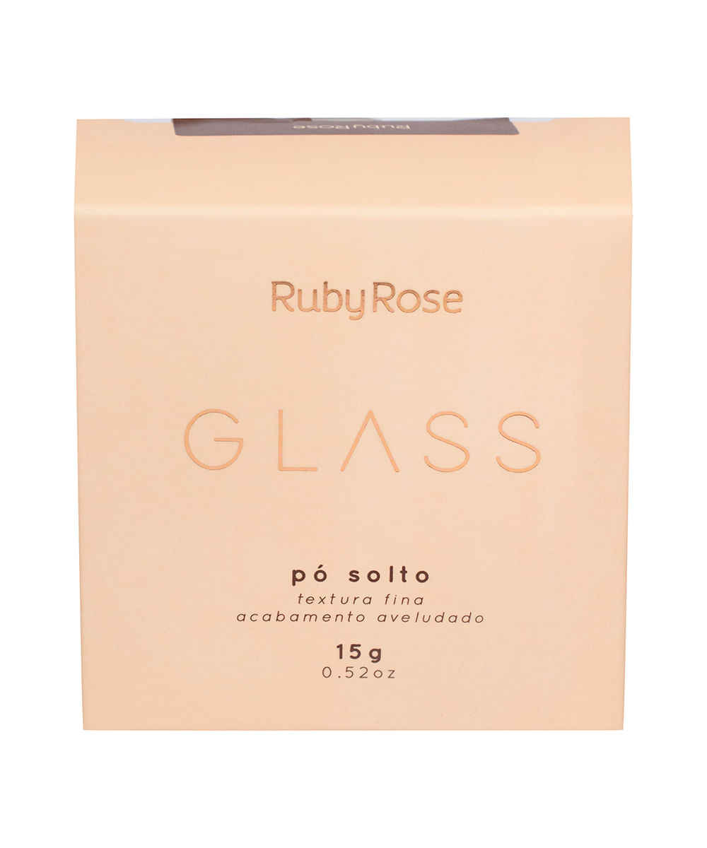 pó solto banana glass ruby rose