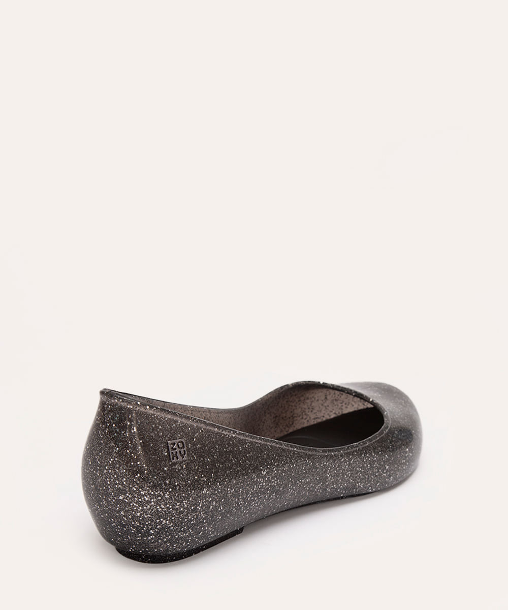 sapatilha zaxy com glitter preto