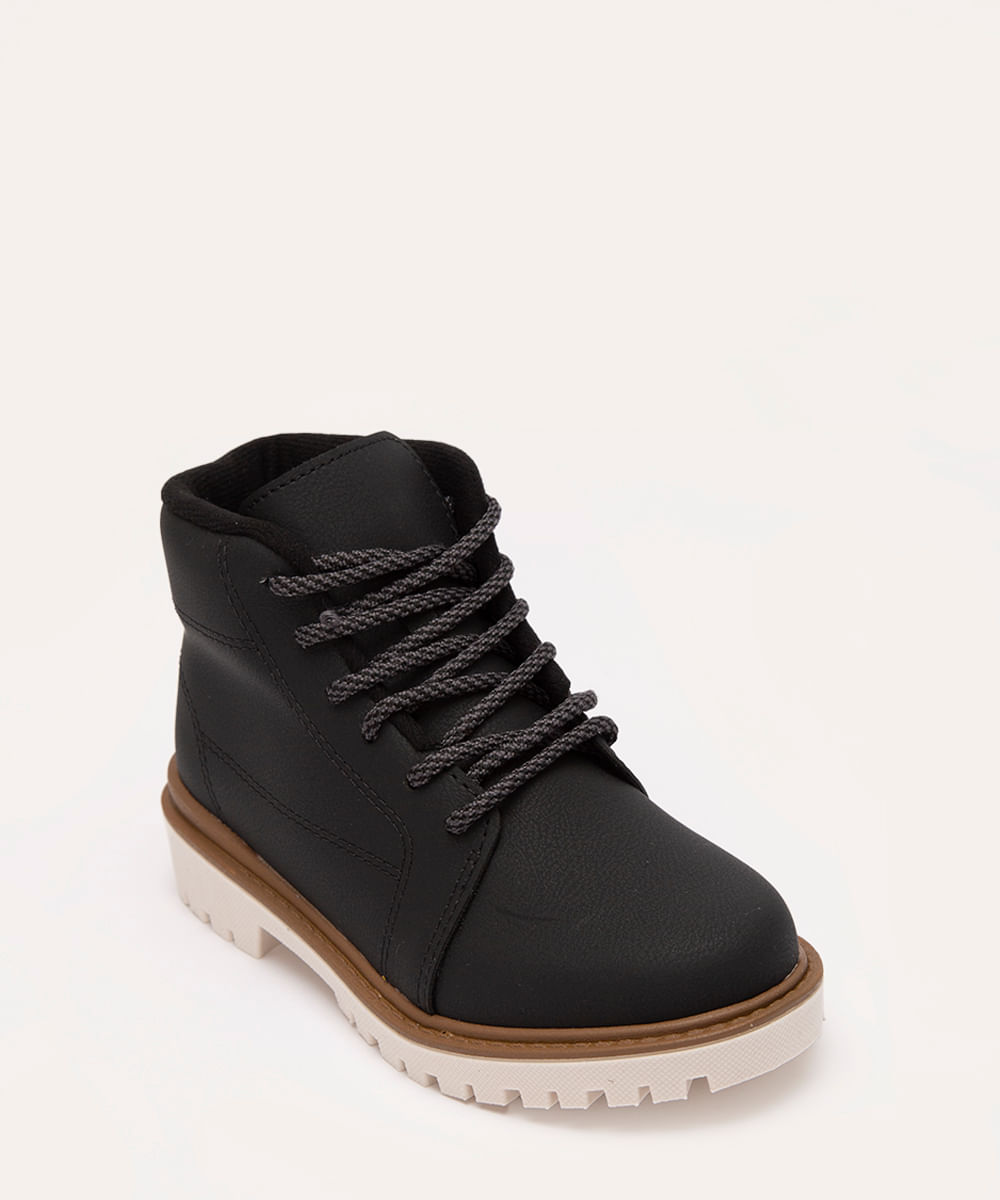 bota infantil molekinho preto