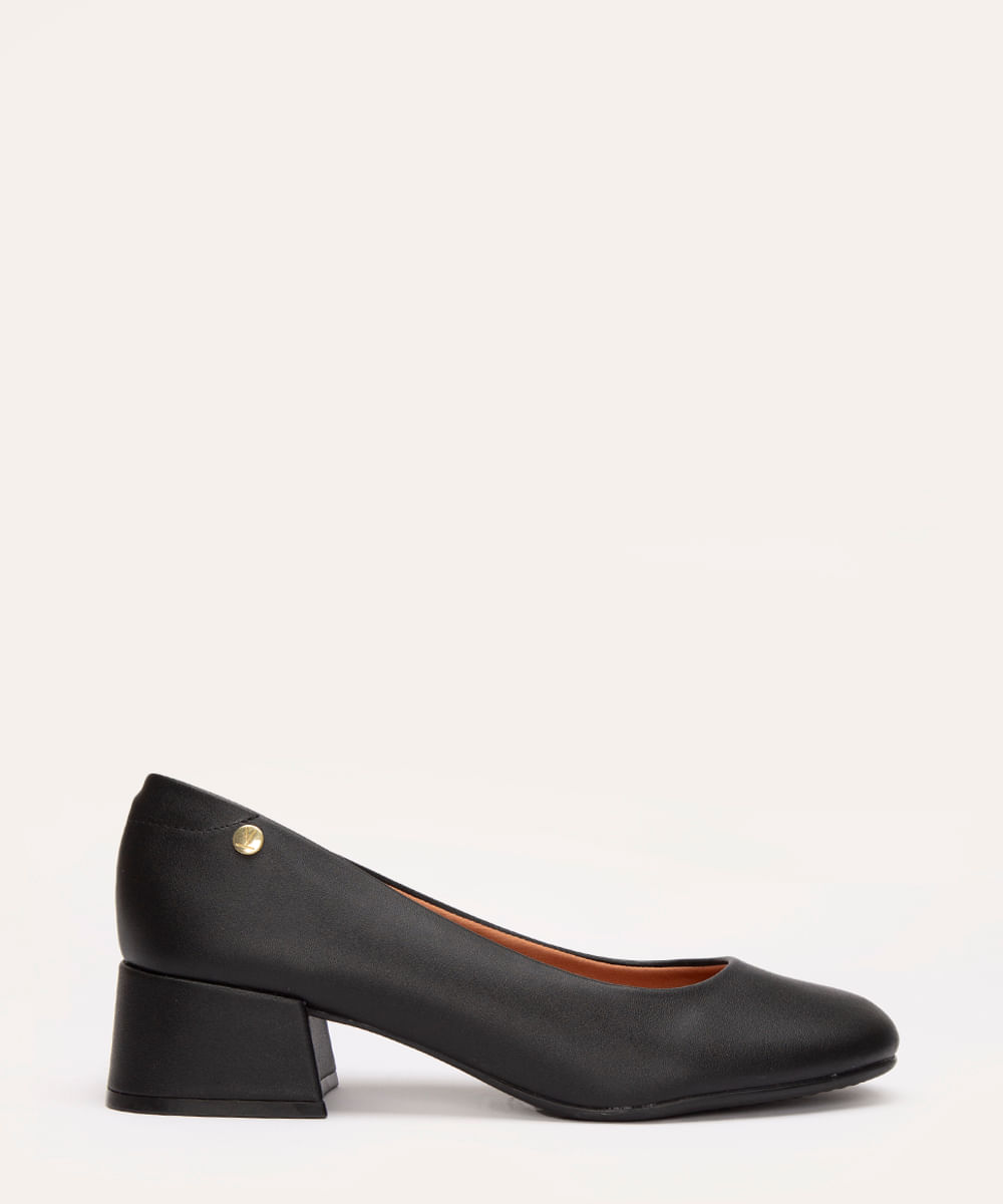 scarpin vizzano salto baixo boneca preto