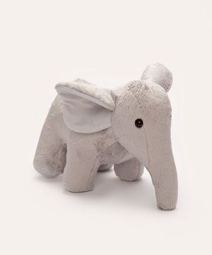 elefante de pelúcia cinza