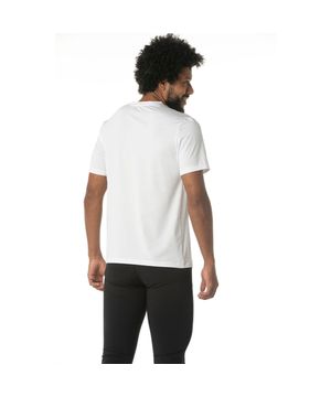 Camiseta de Treino Masculina Mizuno Focus Stamp Branco