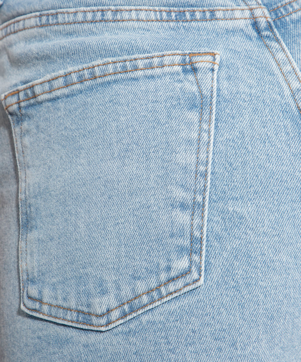 calça jeans new york cintura alta mindset azul