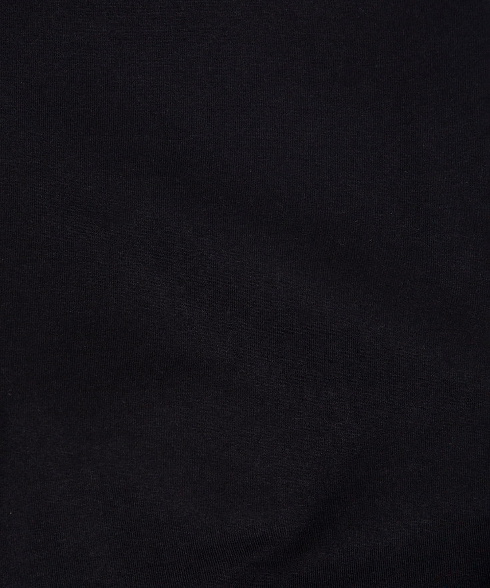 camiseta básica de algodão mindset preta