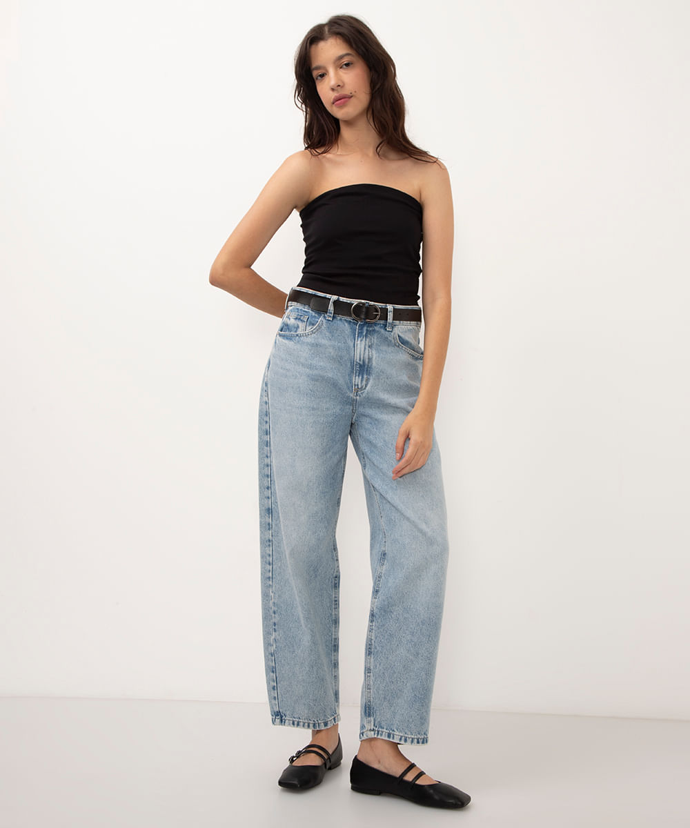 blusa de viscose sem alça preta