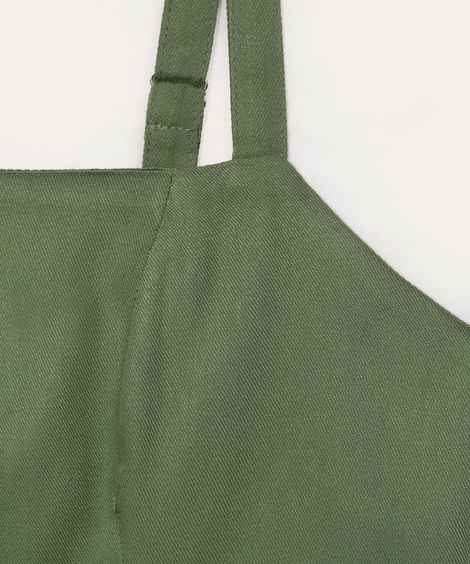 conjunto de viscose juvenil cropped e short saia verde