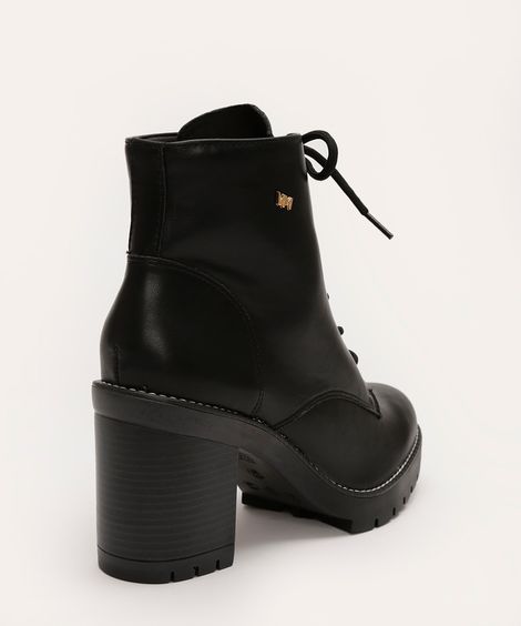bota coturno salto alto via marte preto