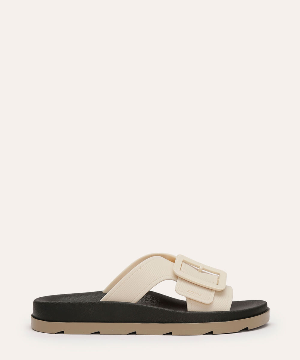 rasteirinha zaxy vibe com fivela preta