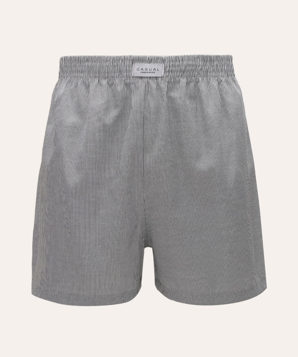 cueca samba canção listrada preto