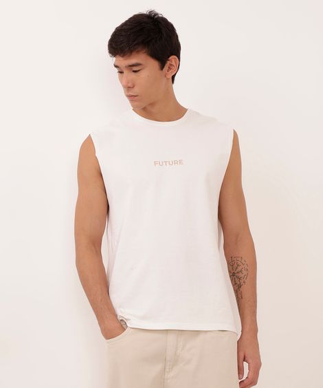 regata machão de moletom future off white
