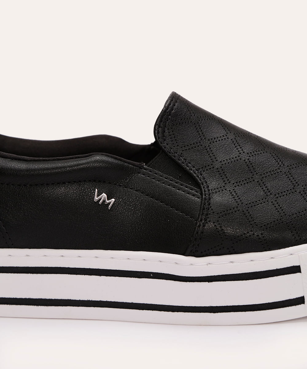 tênis casual flatform via marte preto