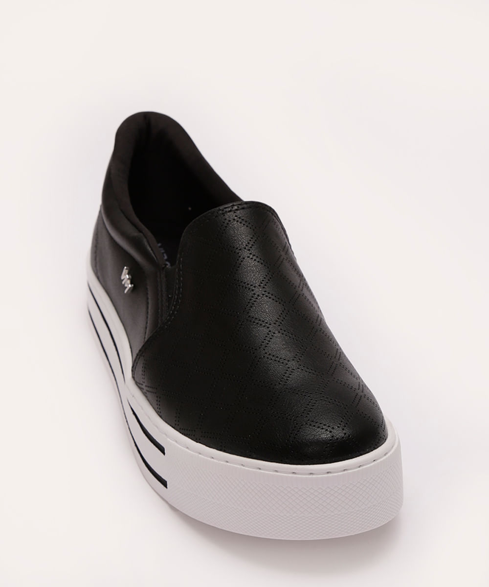 tênis casual flatform via marte preto