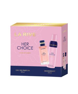 kit la rive her choice edt + desdorante