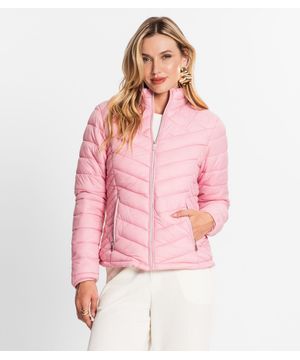 Jaqueta Puffer Feminina Endless Rosa